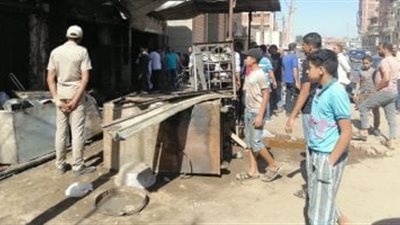 تفاصيل انفجار أنبوبة بائعة مكرونة أمام مدرسة ثانوي بكرداسة وإصابة طالبين