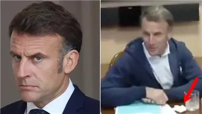 من منديل إلى اتهام بالكوكايين.. قصة مقطع الفيديو الذي أربك الرئيس الفرنسي ماكرون