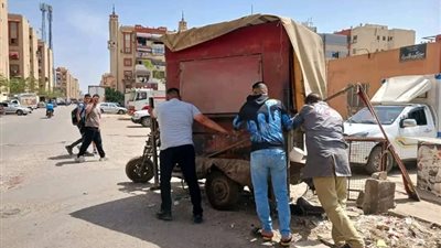 بورسعيد × 24 ساعة | تطوير طرق بورفؤاد.. وإزالة تعديات بالعزبة البيضاء| صور 