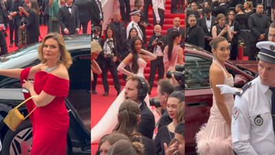 وصول يسرا وأمينة خليل ونادين نسيب نجيم إلى ريد كاربت افتتاح مهرجان كان السينمائي| صور 