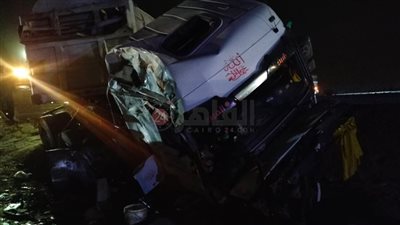 مصرع شخص وإصابة والده في حادث تصادم على الطريق الإقليمي بمنشأة القناطر