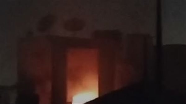 جانب من الحريق 