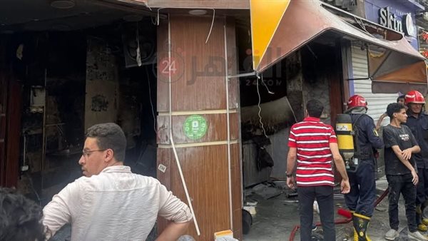 جانب من الحريق 