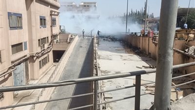 اندلاع حريق في مصنع الشرقية للدخان بأكتوبر