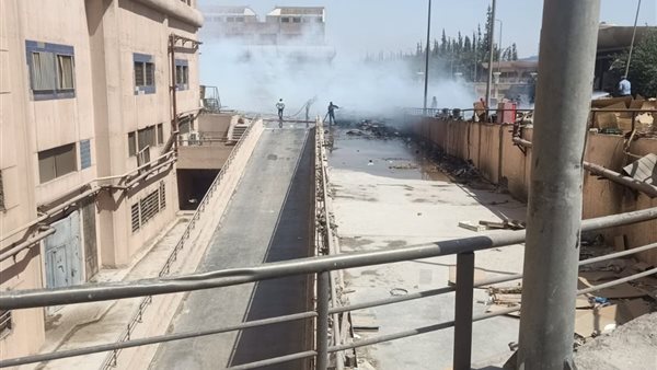 جانب من الحريق 