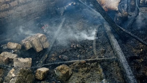 حريق التهم 4 منازل