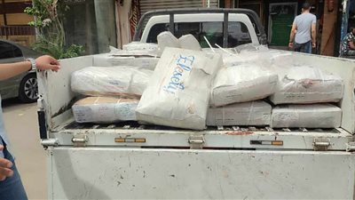 ضبط سيارتين محملتين بلحوم فاسدة قبل بيعها للمواطنين ببورسعيد | صور 