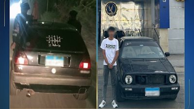 القبض على شاب قاد سيارة والده دون علمه وعرض حياة صديقيه للخطر بدمياط