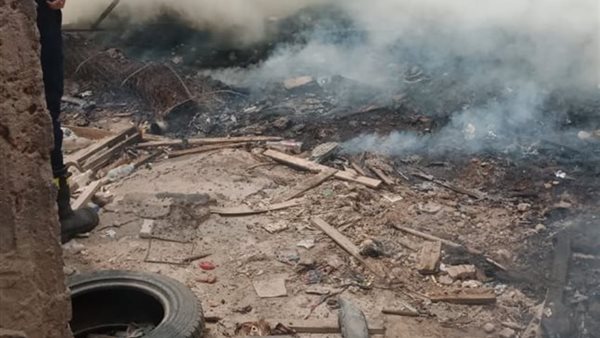 جانب من الحريق