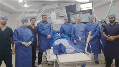 بالبالون والدعامات.. مستشفى الأزهر بدمياط تنقذ طرف مريض من البتر بعد انسداد كامل للشرايين