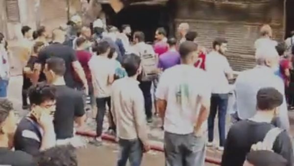 جانب من الحريق