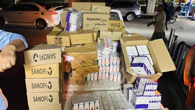 التحفظ على مخزن أدوية بشرية يعمل بدون ترخيص في الفيوم