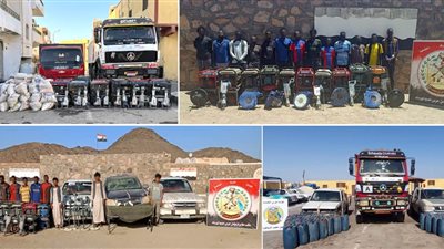 نشاط مكثف لقوات حرس الحدود على كل الاتجاهات الاستراتيجية للدولة 