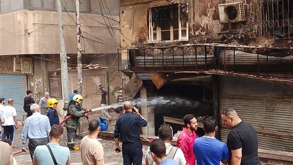 جانب من الحريق 