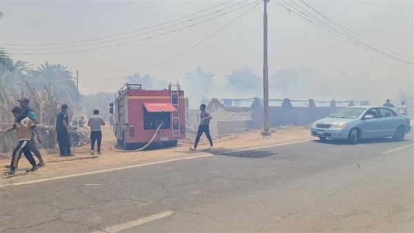 السيطرة علي حريق