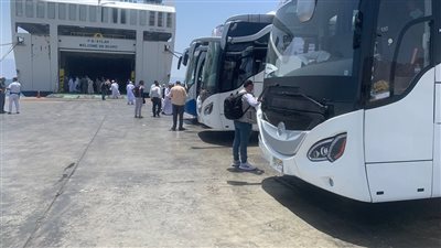 سفر 550 حجا من ميناء نويبع البحري في ثالث أفواج الحج