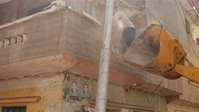 انهيار جزئي بمنزل في المنصورة دون خسائر بشرية