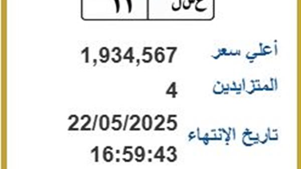 لوحات مرور مميزة