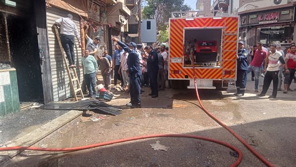 جانب من الحريق