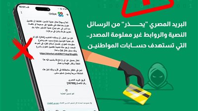 سيدة تتعرض لسرقة 23 ألف جنيه عبر رابط مزور للبريد المصري 