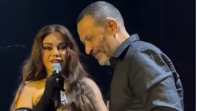 بعد تريند رجب الجريتلي.. ماجد المصري رفقة هيفاء وهبي في حفلها بدبي والفنانة تُغني رجب