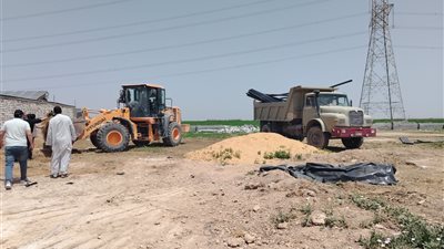 إزالة تعديات على 168 فدانًا خلال حملة بمدينة برج العرب الجديدة