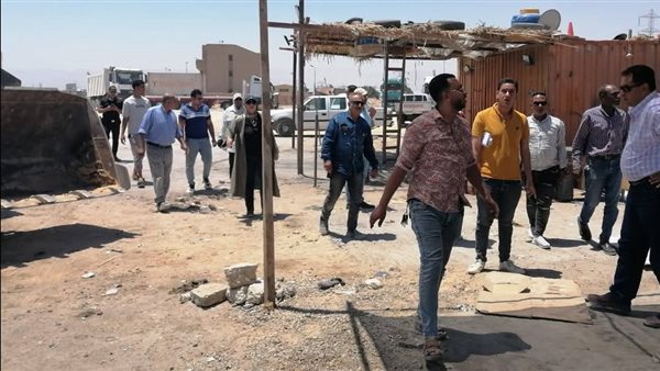 إزالة التعديات بحي