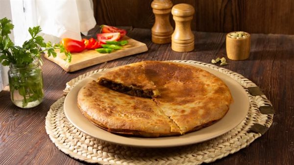 صينية رقاق باللحمة