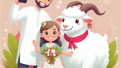 صور رسائل تهنئة عيد الأضحى مكتوبة.. كل عام وقلوبكم بيضاء