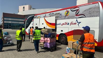 مغادرة 400 حاج من حجاج البر عبر ميناء نويبع