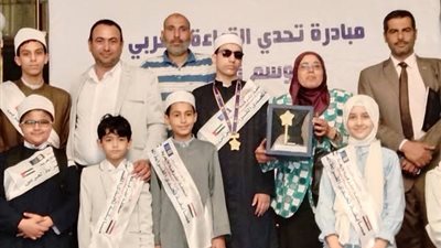 الطالب محمد الشحات بالشرقية الأزهرية يحصد المركز الأول في مسابقة تحدي القراءة العربي فئة ذوي الهمم