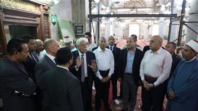 تأكيدًا لـ القاهرة 24.. محافظ القاهرة ومستشار رئيس الجمهورية يتفقدان أعمال تطوير وترميم مسجد السلطان أبو العلا