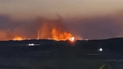 السيطرة على حريق منزل معروش بالخشب في كفر شكر