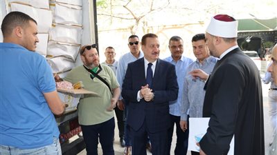 محافظ المنوفية يشهد استلام 2 طن لحوم لتوزيعها على الأسر الأكثر احتياجًا