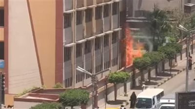 في أول أيام الامتحانات.. حريق بمحيط مدرسة الزراعة بكفر الشيخ 