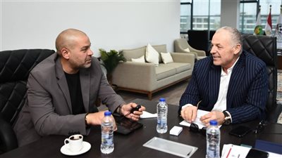 أبو ريدة يجتمع مع أحمد دياب لبحث التعاون بين اتحاد الكرة ورابطة الأندية