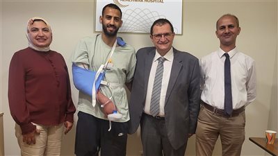 محمد حمدي لاعب زد يخضع لجراحة ناجحة في الكوع