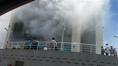 المعاينة الأولية لحريق مول فاليو بالشروق: انفجار أنبوبة محل فول وطعمية أدى لاشتعاله بالكامل