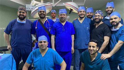 فريق طبي بمستشفى بنها التخصصي يستخرج بطارية من مريء رضيع 