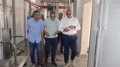 محافظ القليوبية يتفقد مجازر قها وغرب شبرا الخيمة استعدادًا لعيد الأضحى