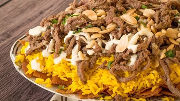 طريقة عمل الفتة السوري..