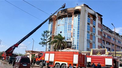 أول رد من مدرسة فيوتشر الدولية بالإسكندرية بعد السيطرة على حريق اندلع بها