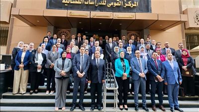 مركز التدريب القضائي بالنيابة الإدارية يختتم برنامجًا تدريبيًا حول مكافحة جرائم العدوان على المال العام