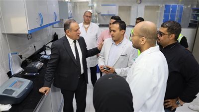 رئيس مياه الغربية يتابع عمل المحطات خلال أيام العيد