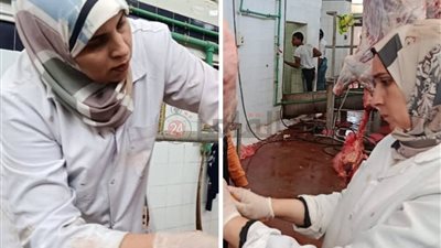 بيشبهونا بـ «بوحة»| الطبيبتان نهاد ورشا تشاركان في الكشف على الأضاحي.. وأسرهما تدعمهما| صور