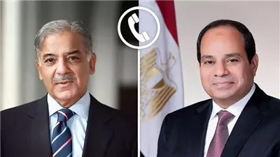 السيسي يتلقى تهنئة بعيد الأضحى من رئيس وزراء باكستان.. ويؤكد حرص مصر على تعزيز التعاون الثنائي