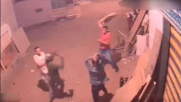 جانب من المشاجرة