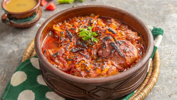 طاجن كوارع بالصلصة