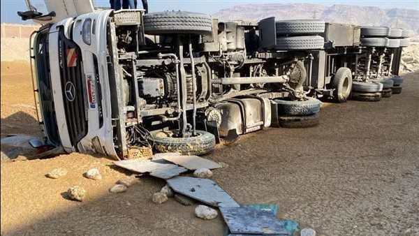 انقلاب سيارة نقل