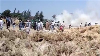 حريق في مصنع كتان بقرية شبرا اليمن بالغربية.. والحماية المدنية تدفع بسيارات إطفاء